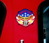 Reflective Fire Department Company Sticker