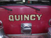 Fire Truck Gold Leaf Letters